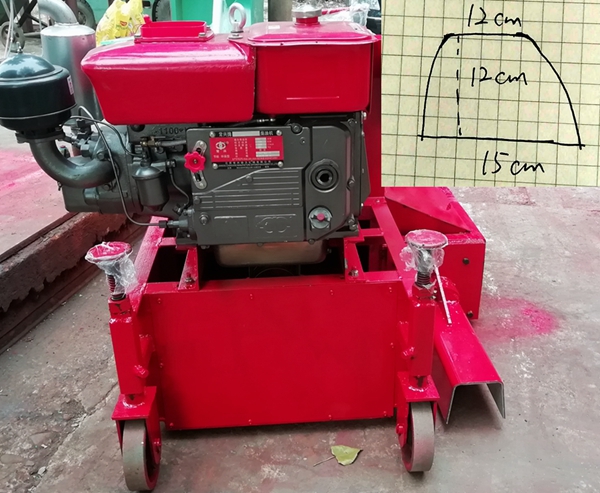 手動調節式攔水帶滑膜機-模具尺寸15*12cm